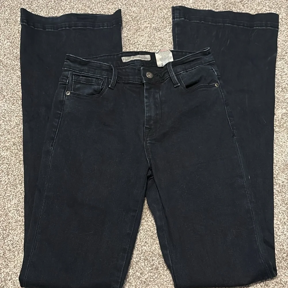 Stetson Dark Blue High Rise Flare Jeans - Picture 4 of 5